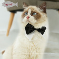 Gentleman Pet Cat Scarf Nouvelle conception noir et blanc Cat Bow Tie